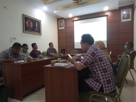 Siap Kelola Gedung Aula Puri Selo Gilang, BUMKal Gilangharjo Koordinasi Bersama Pemerintah Kalurahan