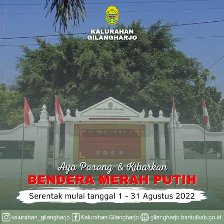 Jangan Lupa, Kibarkan Bendera Merah Putih Hingga 31 Agustus 2022