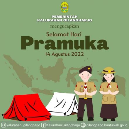 Selamat Hari Pramuka Indonesia ke-61 (14 Agustus 2022)