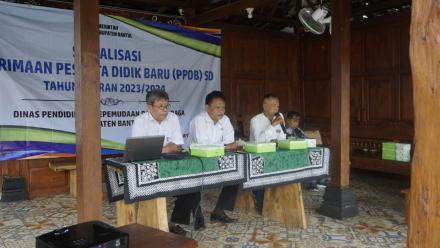 Sosialisasi Penerimaan Peserta Didik Baru Tingkat Sekolah Dasar Oleh Dinas Pendidikan, Kepemudaan, d