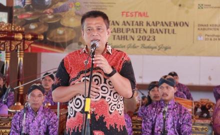 Pembukaan Festival Karawitan Antar Kapanewon Oleh Wakil Bupati Bantul